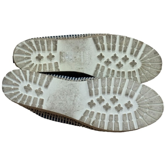 Botkier Wren Nautical Beach Blue and White Platform Espadrilles Women's Size 9 - Picture 7 of 9